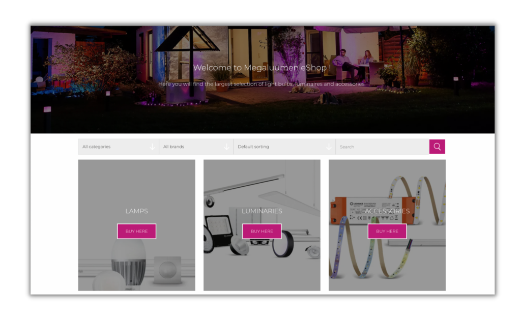 Online shop website design with WooCommerce I ED for hotels