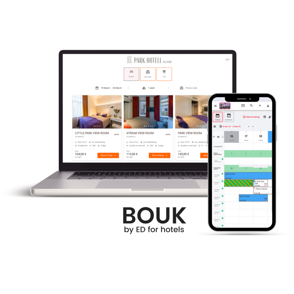 Property Management System for hotels I BOUK by ED for hotels